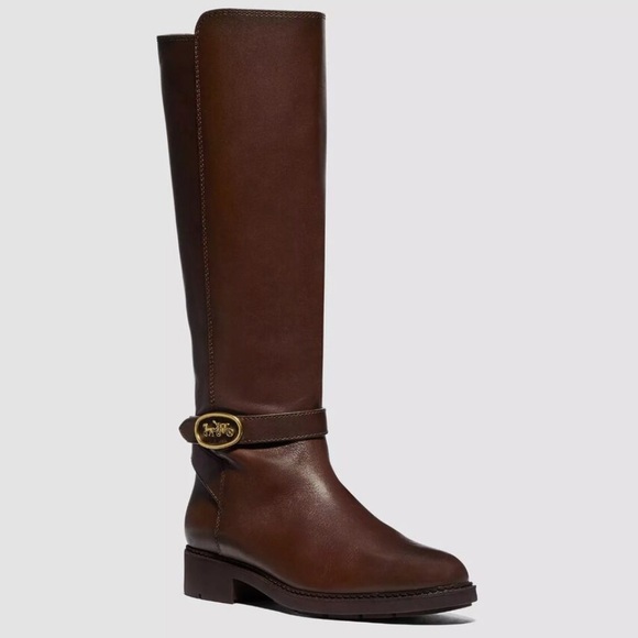 Coach Ruby leather boots ext ltr - Picture 1 of 8